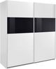 Wimex Schwebetürenschrank Bramfeld TOPSELLER Kleiderschrank mit Glaselementen und zusätzlichen Einlegeböden Bild 2