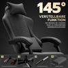 BlingBin Gaming-Stuhl Massage Gaming Sessel mit Fußstütze, PC Stuhl Gamer Stuhl Bürostuhl (1er Set, 1 St), Ergonomisches Design, verstellbare Armlehnen und Rückenlehne Bild 4