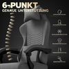 BlingBin Gaming-Stuhl Massage Gaming Sessel mit Fußstütze, PC Stuhl Gamer Stuhl Bürostuhl (1er Set, 1 St), Ergonomisches Design, verstellbare Armlehnen und Rückenlehne Bild 2