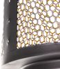 LED Deckenlampe Schlafzimmerleuchte, Gitterschirm gold schwarz Bild 5