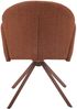 Stuhl Hilda / Holly S, Webstoff, Braun, Rot, 57 x 84 x 61 cm Bild 5