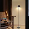 ZMH Stehlampe Wohnzimmer LED Dimmbar Stehleuchte - Schwarz Standleuchte Modern USB Akku Stehlampe Lampe mit 3 Farbtemperaturen für Schlafzimmer Arbeitszimmer und Büro 125 cm Bild 2