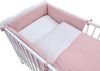 Baby-Delux Komplettbett Babybett Jack Komplettset Beißschienen Musselin, 10-tlg, Kinderbett 70x140 cm weiß, Bettset verschiedene Designs Bild 3