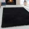 Hochflor Teppich Sima rechteckig - 240x340 cm - Schwarz Bild 2
