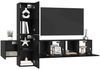 vidaXL TV-Schrankset 5 pcs Schwarz Eichen-Optik Holzwerkstoff 3393481 Bild 3