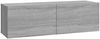 vidaXL 3-tlg. TV-Schrank-Set Grau Sonoma Holzwerkstoff 3114484 Bild 3