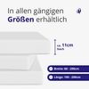 Schaumstoffmatratze 11 cm - 80x200cm – Härtegrad H3 – Perfekt für Camper, Gäste & Ferienunterkünfte – Leicht & flexibel Bild 2