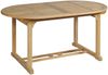 Gartentisch MALTE ausziehbar oval - Teak, Natur, 160x95x75cm | Ausziehtisch Esstisch Wetterfest Outdoor Tisch Bild 2