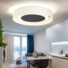 LED Deckenleuchte, Textil, Metall, weiß, beige, D 60 cm Bild 4