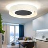 LED Deckenleuchte, Textil, Metall, weiß, beige, D 60 cm Bild 4