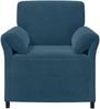 vidaXL 1-Sitzer Sofa Blau 88 x 83 x 95 cm Samt 42033934 Bild 3