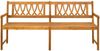 vidaXL Bank Outdoor Natur 180 x 55,5 x 90 cm Massivholz Akazie 42028084 Bild 3