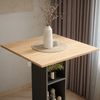 Bartisch Repose Goldkraft Eiche/Anthrazit 75 x 75 cm Vicco Bild 5