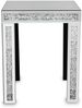 Beistelltisch GLITTY mit Spiegelglas und Glitzereffekt, Höhe 50cm Bild 4