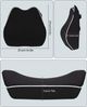 SinLaw Sitzkissen Auto-Kissen, Memory Foam Lendenkissen,Orthopädisches Sitzkissen, auto rückenkissen fahrersitz,orthopädisches rückenkissen auto Bild 3