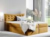 Boxspringbett Rember Ehebett, Gelb, 180x200 cm Bild 2