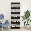 vidaXL Bücherregal Schwarz Eichen-Optik 60 x 30 x 166 cm Holzwerkstoff 880461 Bild 4