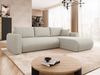 Ecksofa Eliwo Cord (Farbe: Poso 100) Bild 3