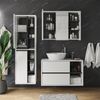 Vicco 'Viola' Wachtischunterschrank, hängend, Spanplatte, 100 x 60 x 45,5 cm, Weiß Bild 4