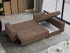Mks Möbel 'Dorian L-Form' Ecksofa mit Bettkasten, 242 x 138 x 85 cm, Hellbraun, Cord Bild 5