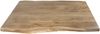 Esstisch Baumkante massiv Akazie Natur 160 x 85 Spider-Gestell schwarz TIM 135768357 Bild 4