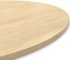 Dekor Spanplatte 19mm Tischplatte rund melaminharzbeschichtet Mandal Ahorn natur mit ABS Kante - Größe 140 x 140 cm - Höhe 1,9 cm - Farbe Mandal Ahorn Natur Bild 4
