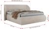 Polsterbett mit Lattenrost, Doppelbett Bettkasten, Bettgestell mit Gasdruckfeder Multipocket Matratze Härtegrad H3/H4 - CAELA CLASSIC - 180 x 200 cm - Beige Cord - ELORI LUX Bild 4