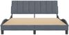 Doppelbett, Bettgestell Modernen ohne Matratze Dunkelgrau 160x200 cm Samt d2250e Bild 5