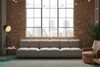 KAWOLA Modulsofa LAYLA 3-Sitzer 3 Module Velvet taupe 74 x 99 x 274 cm Bild 2