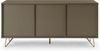 Sideboard MDF/Metall Grau 150 x 40 x 70 cm Bild 5