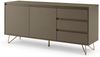 Sideboard MDF/Metall Grau 150 x 40 x 70 cm Bild 2