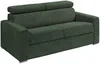Vente-unique - VIZIR Sofa SamtStoff Grün - B 223 cm94 cm x H 110 cm95 cm x L 196 cm Bild 2