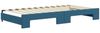 vidaXL Tagesbett Ausziehbar mit Matratzen Blau 100x200 cm Samt 3197093 Bild 5
