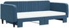 vidaXL Tagesbett Ausziehbar mit Matratzen Blau 100x200 cm Samt 3197093 Bild 3