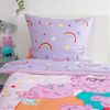 Peppa Pig Wendebettwäsche Peppa Pig, Flanell, 2 teilig, mit fröhlichem Design Bild 4
