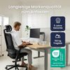 Ergotopia 'NextBack Pro' ergonomischer Bürostuhl mit integrierter Lordosenstütze, 3D Armlehnen & verstellbarer Kopfstütze, Schwarz Bild 3