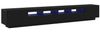 3 pcs TV-Schrank, Lowboard TV Schwarz 260 x 35 x 40 cm Holzwerkstoff Bild 2