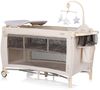 Chipolino Reisebett Bella 2 Ebenen seitlicher Eingang Musikmobile Wickelauflage creme Bild 2