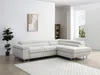 Vente-unique - NURAZIO Sofa SamtStoff Beige - B 202 cm x H 70 cm x L 268 cm Bild 1