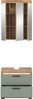 Xonox Scout Badkombination (B/H/T: 60x191x34 cm) in Salbei und Artisan Eiche Nachbildung Bild 3