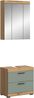 Xonox Scout Badkombination (B/H/T: 60x191x34 cm) in Salbei und Artisan Eiche Nachbildung Bild 1