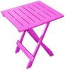 Spetebo Kunststoff Klapptisch Adige 45x43 cm - pink - Garten Beistelltisch klappbar - Beistelltisch Campingtisch Teetisch Balkontisch Tisch klein Bild 2