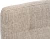 Barhocker GITOR - Stoff Creme 42x49x94 cm | Barstuhl Mit Lehne Tresenhocker Tresenstuhl Kneipenhocker Kneipenstuhl Bild 5