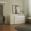 Finori Orsa 01A Kommode, weiß | Maße: B x H x T ca. 76 x 84 x 37,8 cm Bild 2