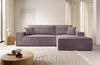 Selsey 'Farese ' Ecksofa mit Cordbezug, Schlaffunktion und Stauraum, Rosa, rechts Bild 2