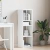 vidaXL Bücherregal Weiß 34x31x112 cm Holzwerkstoff 860283 Bild 3