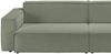 KAWOLA Sofa SAMU 3-Sitzer Feincord olivgrün 72 x 106 x 266 cm Bild 2