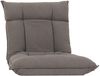 Bodensessel HWC-N44, Relaxsessel Bodenkissen Bodensofa Klappsessel 6 Relaxpositionen, stabiles Gestell Samt ~ dunkelgrau Bild 5