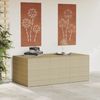 vidaXL Gartentruhe Beige 984L Poly Rattan 365335 Bild 3