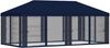vidaXL Pavillon Dach mit Seitenwänden 6 x 3 m Blau Polyester 190 900416 Bild 3